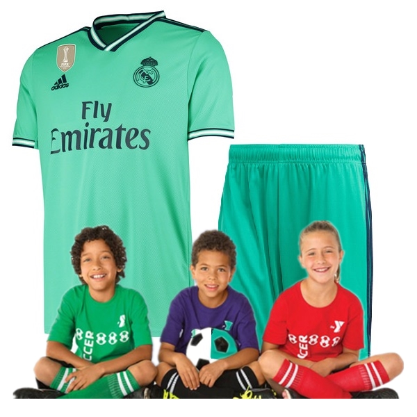Kid's Real Madrid Third Suit 19/20 (Customizable)