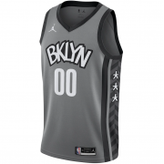 NBA Brooklyn Nets 22/23 Jordan Brand Gray Swingman Custom Jersey Statement Edition