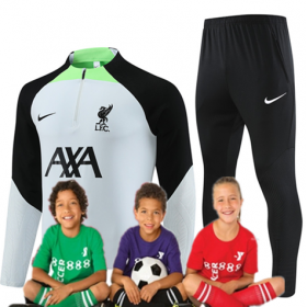 Kid's 23/24 Liverpool Training Suits Gray